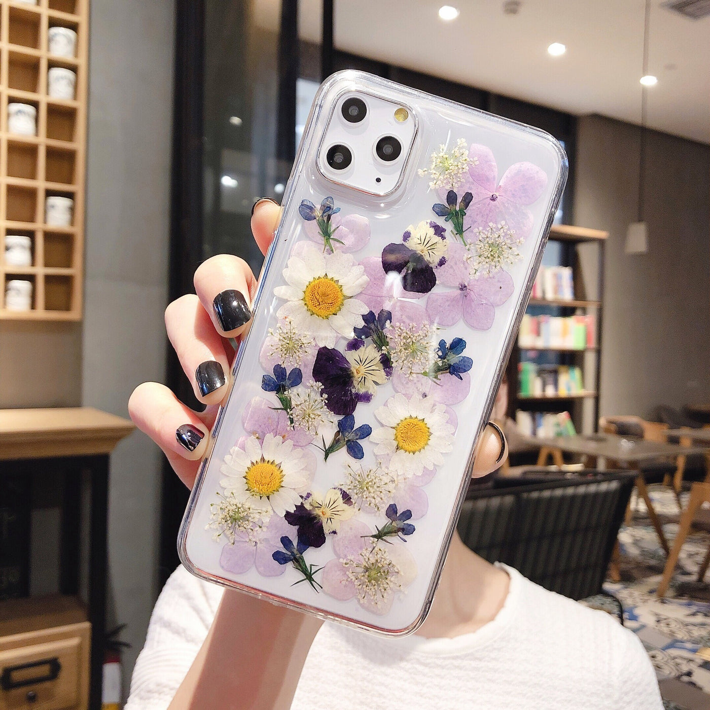 Nova-Drop's Preserved Flower Epoxy Phone Case