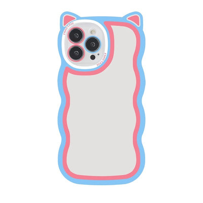 Nova-Drop Creative Wave Cat Ear Cartoon Phone Case