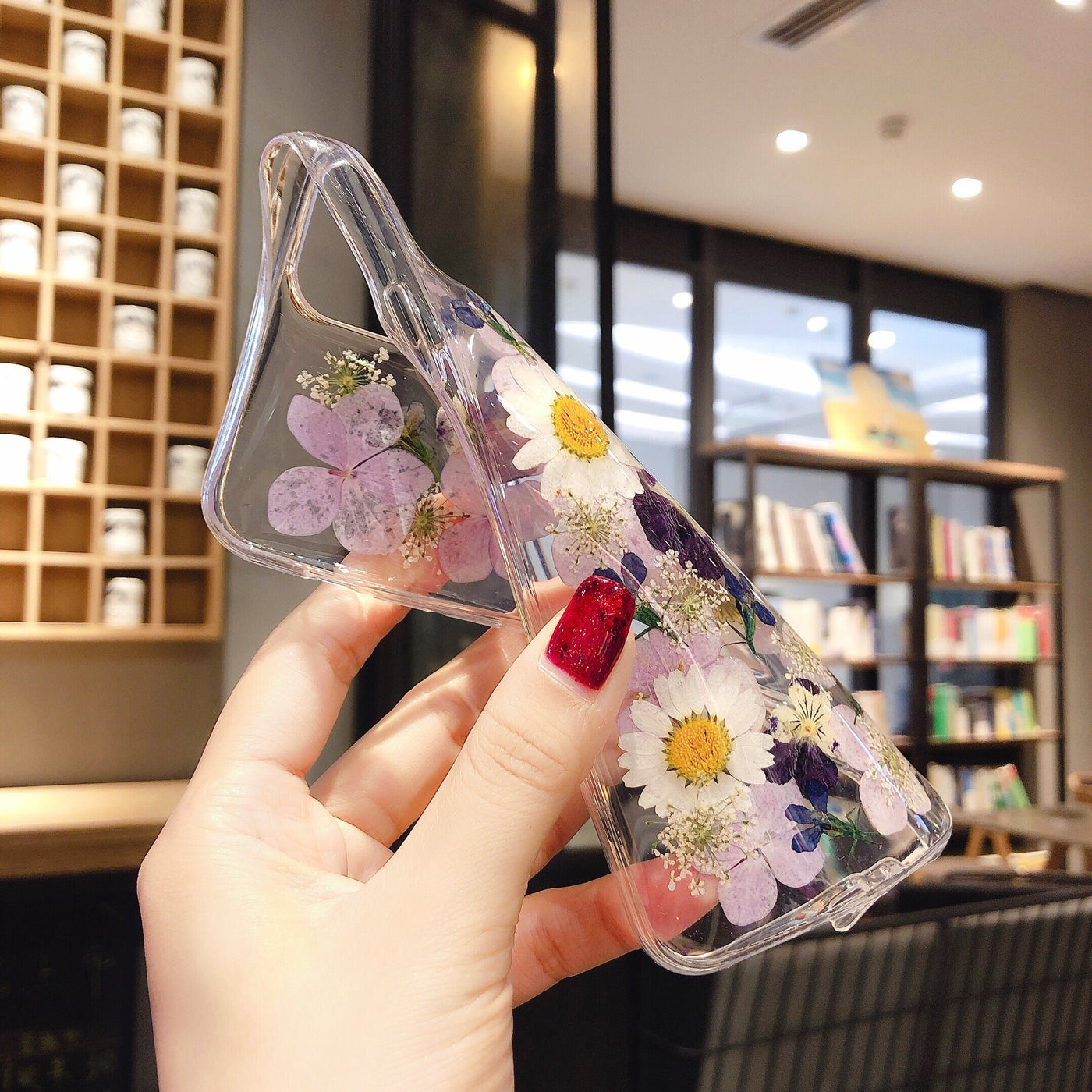 Nova-Drop's Preserved Flower Epoxy Phone Case