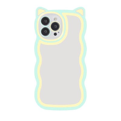 Nova-Drop Creative Wave Cat Ear Cartoon Phone Case