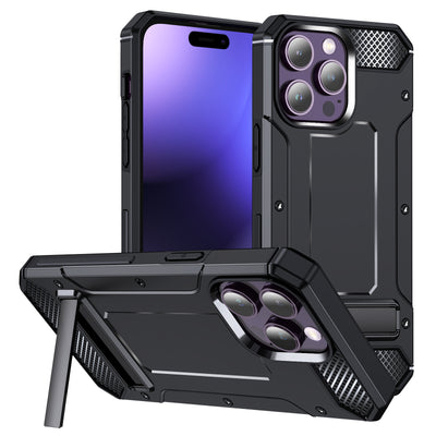 Nova-Drop Metal Bracket Military Drop-resistant Protective Cover for Iphone 11-14