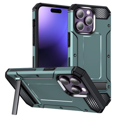 Nova-Drop Metal Bracket Military Drop-resistant Protective Cover for Iphone 11-14