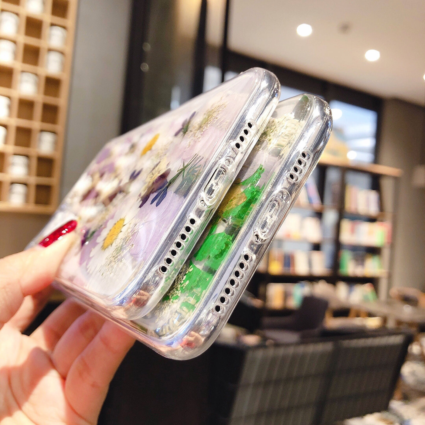 Nova-Drop's Preserved Flower Epoxy Phone Case