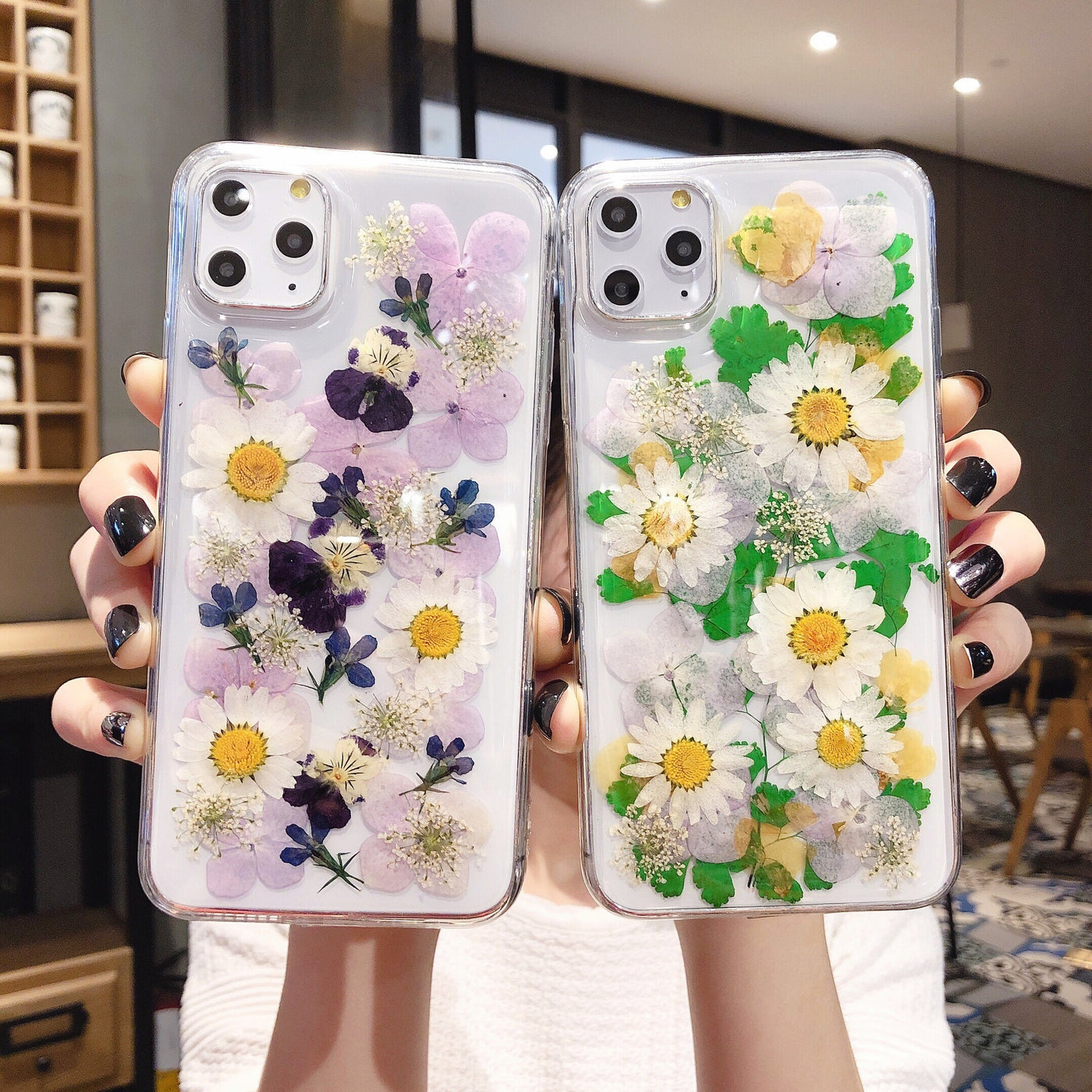 Nova-Drop's Preserved Flower Epoxy Phone Case
